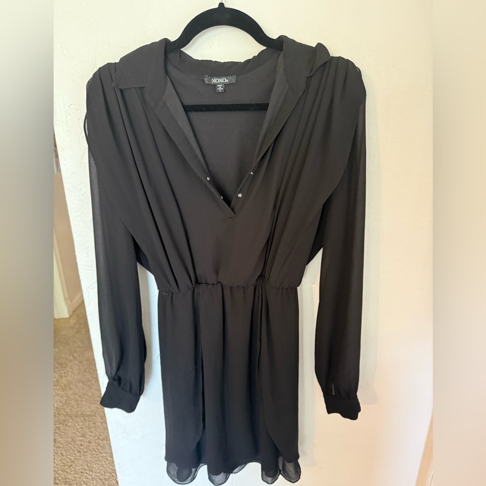 Black Long Sleeve Dress XOXO brand